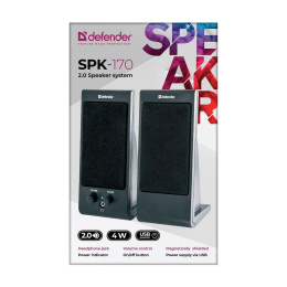 Defender SPK-170 Акустическая система 2.0 мощность 4Вт USB
