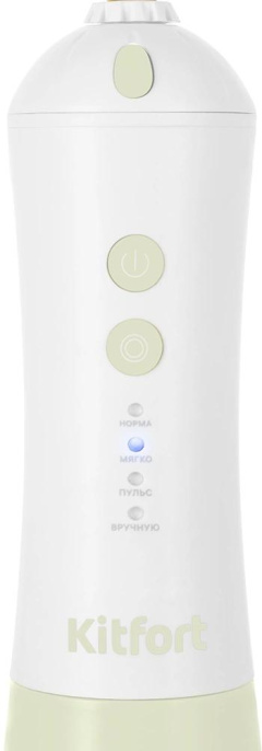 Ирригатор Kitfort КТ-2958-2 портатив. 4насад. зеленый/белый