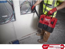 Пылесос Milwaukee M12 FVCL-0 (4933478186) (строительный, объем жидкости: 6.1 л, пылесборник: контейнер, питание: аккумулятор, выдув, всасывание жидкостей)