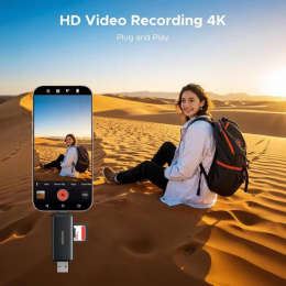 Картридер на два слота UGREEN CM803 65024 2-in-1 USB-C - USB-A SD Card Reader. Цвет: черный (65024_)
