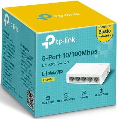 Коммутатор TP-LINK LS1005, неуправляемый