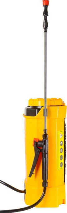 Опрыскиватель Huter SP-12/8AC, аккумуляторный, ранцевый, 12л, желтый/черный [70/13/39]