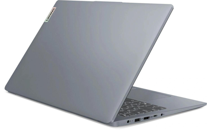 Ноутбук Lenovo IdeaPad Slim 3 15AMN8 [82XQ00XBSA] (КЛАВ.РУС.ГРАВ.) Grey 15.6" {FHD IPS Ryzen 5 7520U/16Gb/512Gb SSD/DOS}