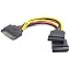 Gembird/Cablexpert Кабель питания SATA, 15см, 15pin (M)/2x15pin(F), на 2 SATA устр (CC-SATAM2F-01)