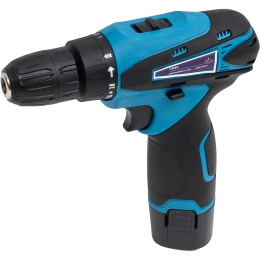 Аккумуляторная дрель-шуруповерт AktiTool CD12G SET (12 В, 2 аккум  1500 мАч, кейс, гибкий удлинитель)  101203