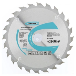 Пильный диск по дереву 160x20/16 мм, 24Т GROSS 73307