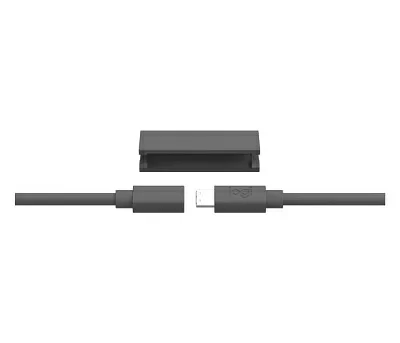 Кабель Logitech. Accessory Logitech ,MeetUp 10m Mic Cable, GRAPHITE