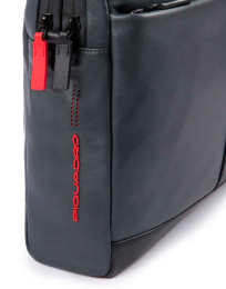 Сумка мужская Piquadro Urban CA3339UB00/GRN с отделением для ноутбука 15.6" серая/черная натур.кожа