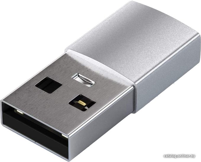 Адаптер Satechi USB Type-A to Type-C. Цвет серебристый. (ST-TAUCS)