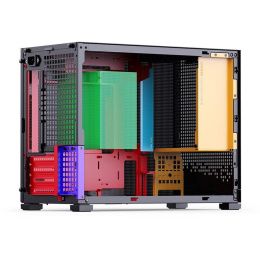 Корпус без блока питания Case JONSBO D32 PRO, Mini-Tower, TG, no fan, 2xUSB-A 3.2 + 1xUSB-C 3.2, mATX, mDTX, mITX Black (D32 PRO BLACK)