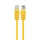 Патч-корд UTP Cablexpert PP12-0.5M/Y кат.5e, 0.5м, литой, многожильный (жёлтый)