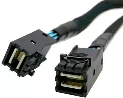 Набор кабелей Intel. Cable kit AXXCBL950HDHD Kit of 2 cables, 950 mm Cables with straight SFF8643 to straight SFF8643 connectors
