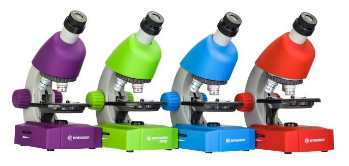 Микроскоп Bresser Junior 40x-640x, красный