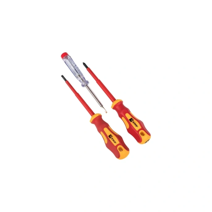 Набор диэлектрических отверток EKF НИО-03 Master ndo-03