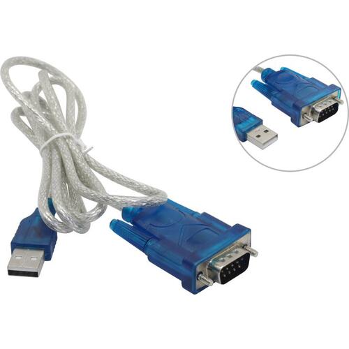 Кабель-адаптер USB 2.0-RS232 ExeGate EX-UAS-1.2 Am/DB9M, 1,2м, крепеж разъема - винты EX284951RUS
