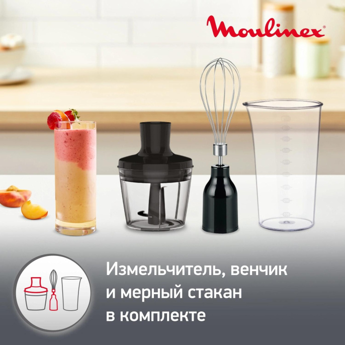 Блендер погружной Moulinex DD833810 600Вт черный 7211002825