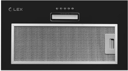 Встраиваемая вытяжка LEX GS Bloc LIGHT 600, управление кнопочное, черный [chti000374]