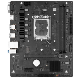 Материнская плата MAXSUN MS-Challenger H610M-R, LGA1700, H610, 2*DDR4, 3*SATA3, M.2, 2*USB 3.2, 4*USB 2.0, 1*PCIEx16, 1*PCIEx1, VGA+HDMI, mATX