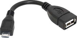 Defender Кабель-переходник microUSB M - USB F /для подкл. устр. USB Flash, HDD, мыши, и и т.д./ поддерж. режим OTG. 87300