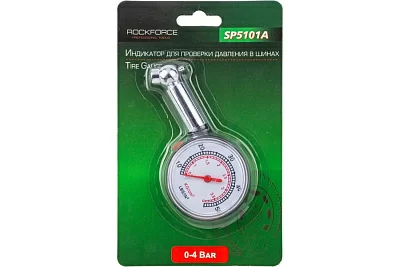 Индикатор для проверки давления в шинах Rockforce 0-4 bar RF-SP5101A(57067)