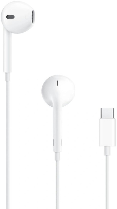Гарнитура вкладыши Apple EarPods A3046 1.1м белый проводные в ушной раковине MYQY3ZE/A