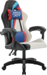 Defender игровое кресло Legas Серый/Белый/Drive,класс2,PU,64853