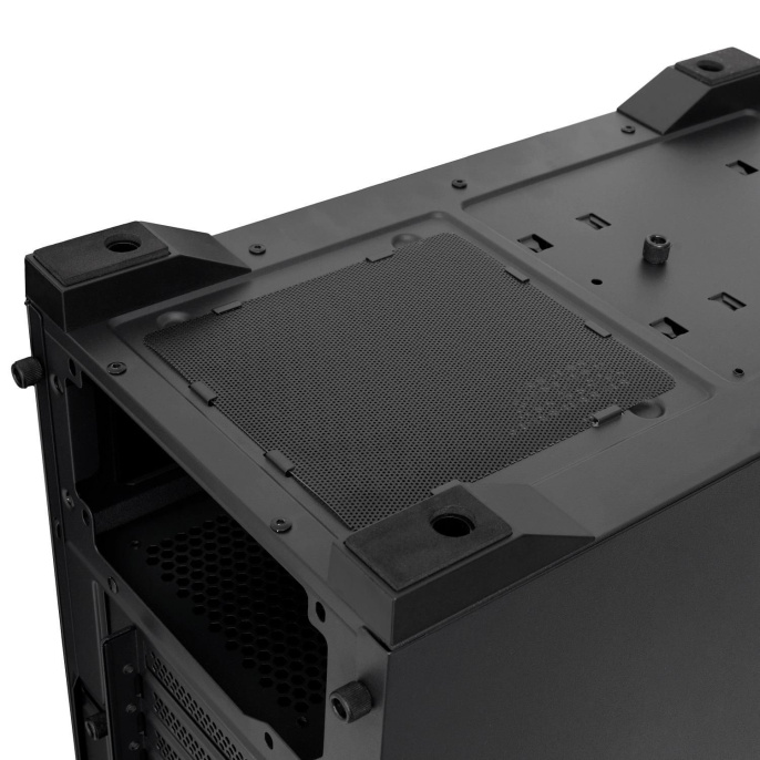 Корпус HSPD M320, Mesh Mini-tower, Black, slide TG, 0.45 SPCC, 2x140mm ARGB+1x120mm ARGB mATX, mITX 160/340/184mm 2x2.5", 2x3.5", 4xPCI 2xUSB-A 3.0, 1xUSB-A 1.0 390x200x385mm M320-TGBK-ARGB