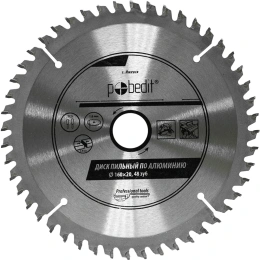 Диск пильный по алюминию 160х20 мм, 48 зубьев Pobedit 5370160