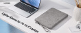 Чехол для ноутбука UGREEN LP187 (20476) Portable Laptop Sleeve Case 14-14.9''. Цвет: серый
