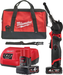 Ленточная шлифмашина Milwaukee M12 FBFL13-402B 4933480961 питание: аккумулятор 12 В , частота вращения на холостом ходу: от 7200 до 14500 об/мин, скорость движения ленты: 1105 м/мин, длина рабочей поверхности: 457 мм, ширина рабочей поверхности: 13 мм