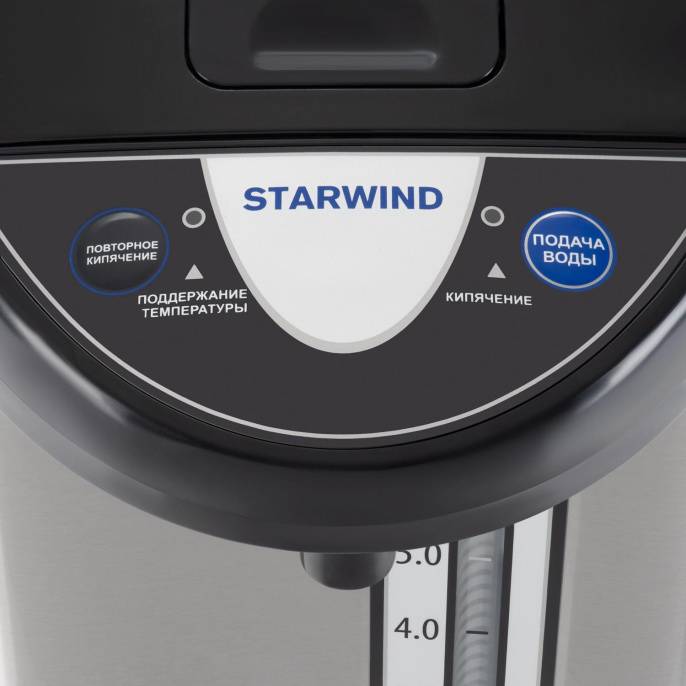 Термопот StarWind STP5741,  серебристый и черный