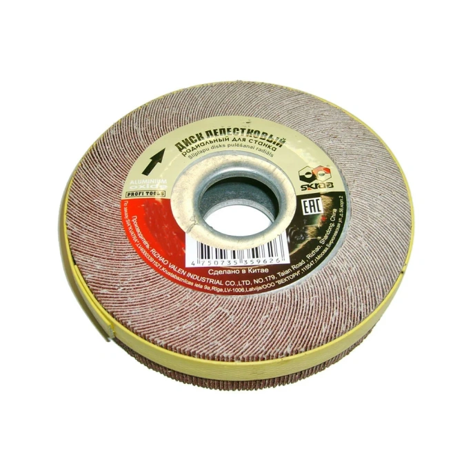 Круг лепестковый радиальный (150x30х32 мм; Р40) для станка SKRAB 35960