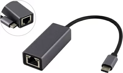 Сетевая карта KS-is KS-398 LAN UTP 1000Mbps подкл. USB-C
