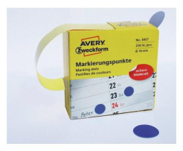 Этикетки Avery Zweckform 3857, универсальная, 70г/м2, синий, 250шт