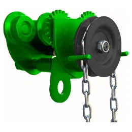 Тележка для ручных талей с цепным приводом HITCH TR100, 1 т, 6 м SZ068948