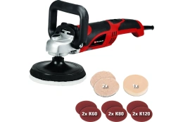 Полировальная машина Einhell CC-PO 1100/150 E 1100Вт 3500об/мин рез.шпин.:M14 d 150мм 2093275