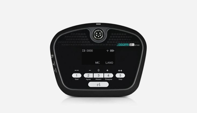 Микрофон делегата с функцией голосования 5G WiFi DSPPA D7322