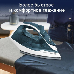 TEFAL FV2839E0 Утюг, 2400Вт, 185г, белый/бирюзовый