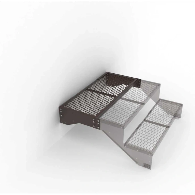 Крыльцо к дому АрсеналЪ, удлинение 450 мм. ПВЛ (уличная лестница, приступок) серия ARSENAL AVANT мод. . AR18V34Y8H9-06