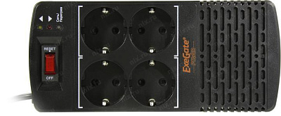 Стабилизатор Exegate Power AD5000-800 EP285938RUS (вх.150-280V вых.220V±10% 800VA 4 розетки Euro)