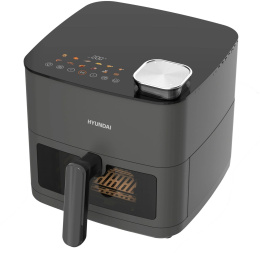 Аэрогриль Hyundai HYF-9085 8л 2000Вт темно-серый/серебристый