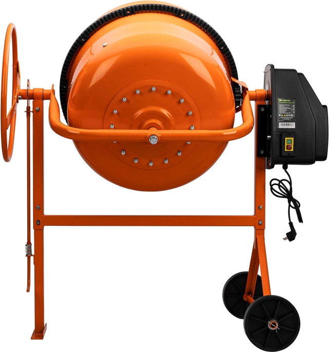 Бетономешалка Сибртех БСН-220П электрич. бар.:220л г.р.:110л 1000Вт 95521