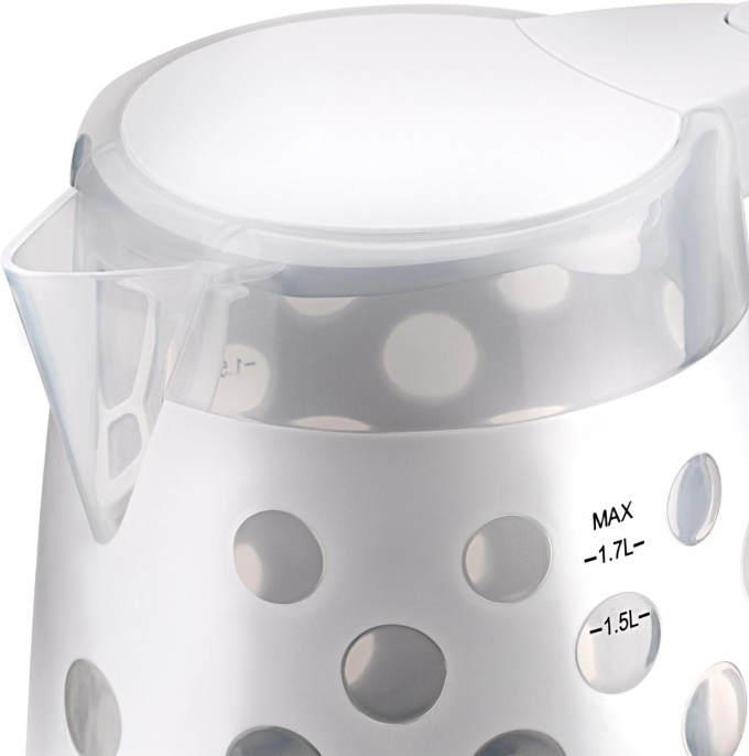 Чайник электрический Vitek VT-7048 1.7л. 2200Вт белый корпус: пластик