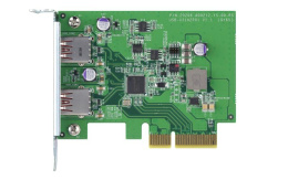 Карта расширения QNAP QXP-10G2U3A USB Dual Port Adapter, 2 x 10Gb / s USB 3.2 Gen 2, PCIe Gen3 x2