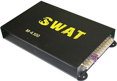 Усилитель автомобильный Swat M-4.100 четырехканальный
