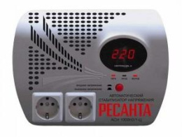 Стабилизатор напряжения Ресанта АСН-1000 Н2/1-Ц,  серый [63/6/13]