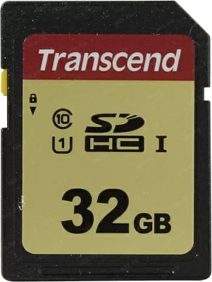 Карта памяти Transcend TS32GSDC500S SDHC Memory Card 32Gb UHS-I U1