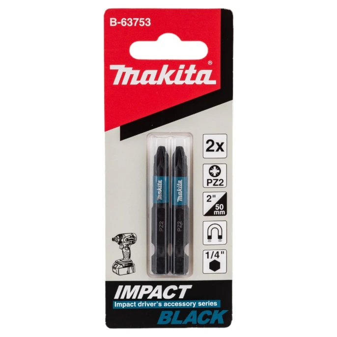 Насадка Impact PZ2 2 шт, 50 мм, Е-form Makita B-63753