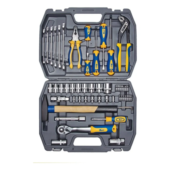 Набор инструмента 1/2 Dr и 1/4 Dr 56 предметов KRAFT KT 700303