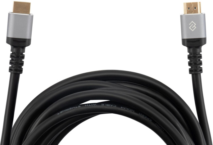 Кабель аудио-видео Digma D-HDMI-V2.0-5M HDMI m /HDMI m 5м. позолоч.конт. черный